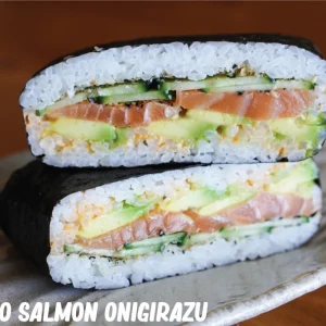 AVOCADO SALMON ONIGIRAZU