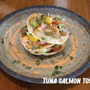 TUNA SALMON TOSTADA