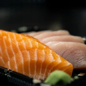 TUNA & SALMON SASHIMI gf